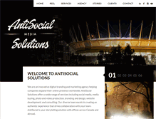 Tablet Screenshot of antisocialsolutions.com